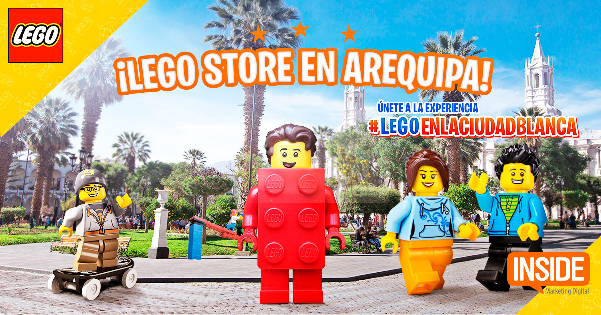#LEGOenLaCiudadBlanca: Conoce la campaña de Inside para la llegada de LEGO a Arequipa